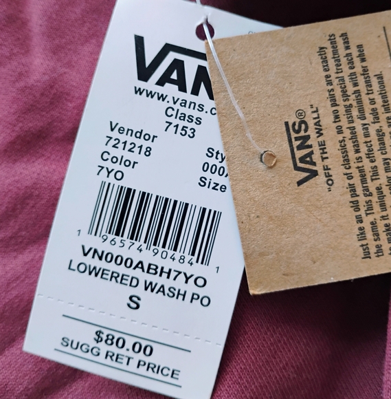 VANS NEW Lowered Wash Pullover Hoodie - Picture 11 of 12